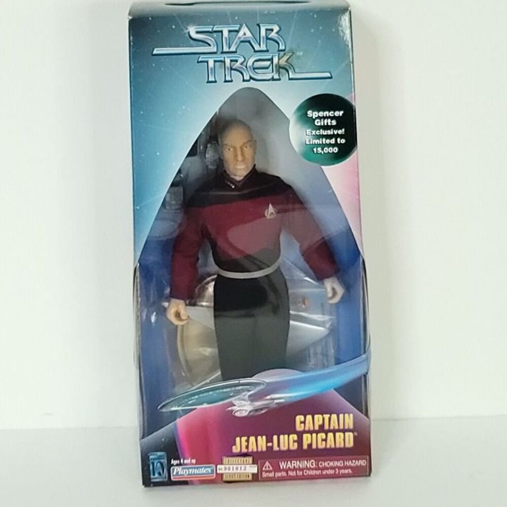 Star Trek 9" Figure Spencer Gifts Exclusive Captain Jean-Luc Picard 1612/15000